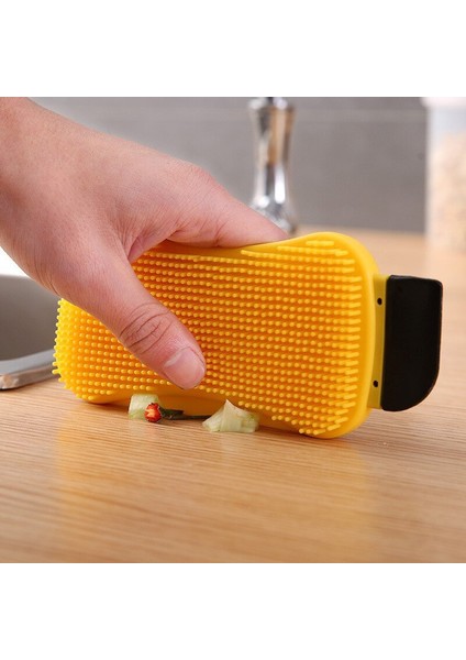 [sıcak] 3 In 1 Çok Fonksiyonlu Silikon Sünger Kase Temizleme Fırçası Ovma Pedi Silikon Bulaşık Süngeri Mutfak Pot Temizleyici Yıkama Araçları (Yurt Dışından) fiyatları