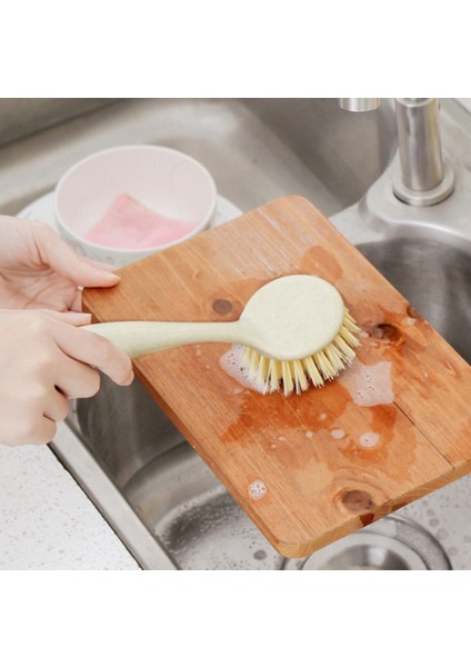 Yapışmaz Kızartma Tavası Fırçası Çok Fonksiyonlu Uzun Saplı Temizleme Fırçası Buğday Samanı Asılı Bulaşık Yıkama Fırçası Mutfak Aracı 1 Adet (Yurt Dışından) fırsatları