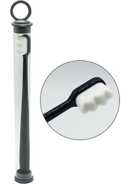 1 Adet Ultra Ince Diş Fırçaları 10000 Kıllar Yumuşak Diş Fırçası Kutusu ile Seyahat Dış Mekan Kullanımı Ağız Temizleme Ağız Bakımı Araçları (Yurt Dışından)