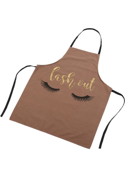 Sevimli Sıcak Damgalama Kirpik Desen Mutfak Önlüğü Mutfak Bayan Erkek Pişirme Pişirme Önlüğü Kahverengi (Yurt Dışından) fiyatları