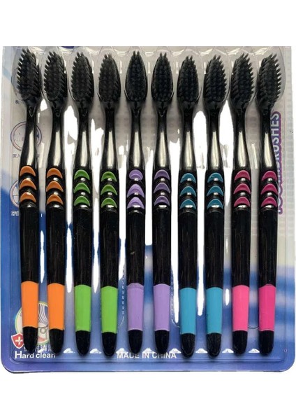 10 Adet Paketi Bambu Kömür Diş Fırçası Yumuşak Saç Diş Fırçası Ağız Sağlığı Için Orta Yumuşak Kıl Saplı Diş Fırçası Ağız Bakımı Araçları (Yurt Dışından) fiyatları