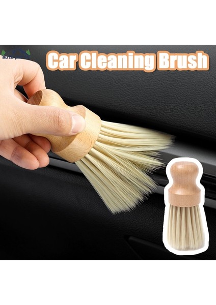 Araba Yuvarlak Temizleme Fırçası Hava Çıkışı Dashboard Detaylandırma Süpürme Toz Sökücü Yumuşak Kıllar Katı Fırçalar Oto Iç Bakım Aksesuarları (Yurt Dışından) fiyatları