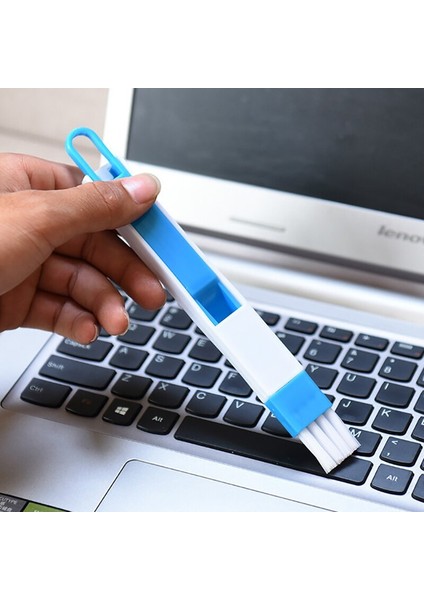 Pencere Oluğu Temizleme Fırçası Ev Temizlik Araçları Windows Yuvası Temizleyici Fırça Klavye Köşesi Cranny Toz Kürek Parça Temizleyici-Siyah (Yurt Dışından)