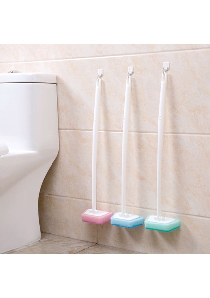 Yüksek Kaliteli Sünger Uzun Saplı Fırça Sünger Yıkama Banyo Temizleme Fırçası Banyo Banyo Fırçası Fayans Kiremit Zemin Fırçası (Yurt Dışından)