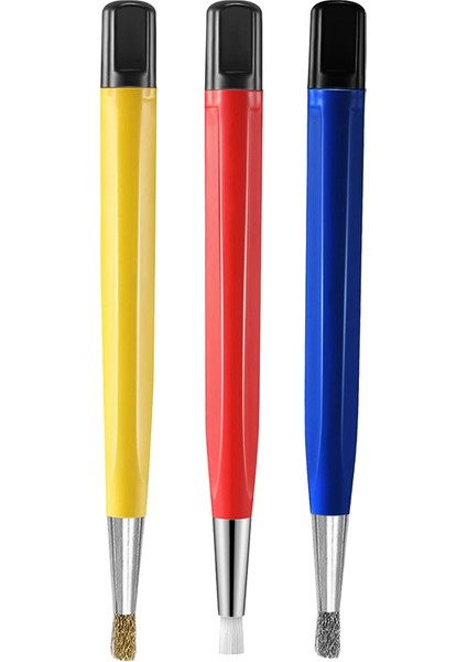 Adet / Takım Fiberglas Çelik Çizik Fırça Kalem Zımpara Fiber Kıllar Lehçe Izle Pas Kir Sökücü Takı Devre Temizleme (Yurt Dışından)