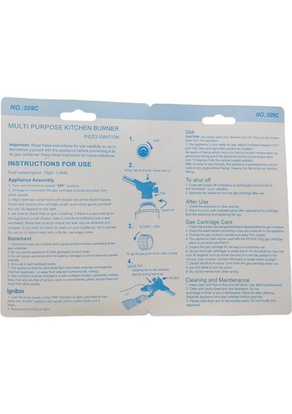 Nalburkent Master Torch Pürmüz Başlığı 509C