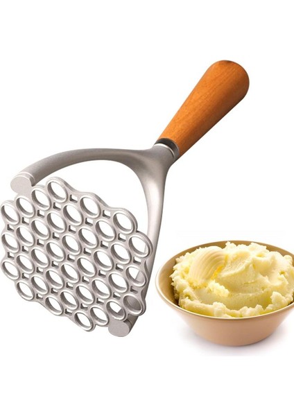 Patates Ezici Hamburger Et Kıyıcı Çırpma Gıda Kesici Uygun Patates Kırıcı Aracı Küçük Sarımsak Suyu Makinesi Manuel Kırıcı (Yurt Dışından)
