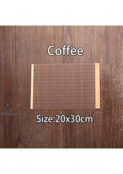 05 Yeni Doğal Bambu Masa Mat Çay Yemek Sıcak Yalıtımlı Masa Koşucu Japon Tarzı Doğal Dokuma Placemat Coaster Fincan Altlığı (Yurt Dışından) fiyatları