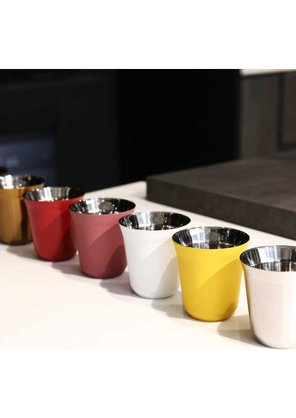 Beyaz 1 Adet 160ML 160ML Güvenli Çift Katmanlı 304 Paslanmaz Çelik Espresso Sütlü Su Içecek Kahvaltı Fincan Yalıtımlı Duvar Asılı Bulaşık Makinesi (Yurt Dışından) indirimleri