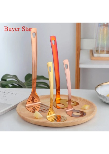 1 Gümüş-B 1 Adet Paslanmaz Çelik Çok Fonksiyonlu El Düzenlenen Pürüzsüz Patates Ezici Ricer Meyve Presi Kırıcı Köfte Makinesi Sıkılmış Pişirme Aracı (Yurt Dışından) fırsatları