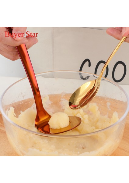 1 Gümüş-B 1 Adet Paslanmaz Çelik Çok Fonksiyonlu El Düzenlenen Pürüzsüz Patates Ezici Ricer Meyve Presi Kırıcı Köfte Makinesi Sıkılmış Pişirme Aracı (Yurt Dışından) indirimleri