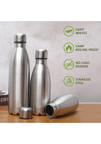 1000 ml Paslanmaz Çelik 0.75/1l Paslanmaz Çelik Kantin Su Isıtıcısı Açık Kamp Yürüyüş Su Şişesi Taşınabilir Büyük Kapasiteli Sızdırmaz Içme Şişesi (Yurt Dışından) fiyatları