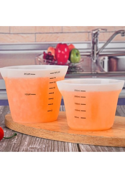 A2 Yüksek Kalite 500ML ve 250ML Yeniden Kullanılabilir Silikon Ölçüm Bardakları Reçine Karıştırma Bardakları Epoksi Döküm Kalıpları Akrilik Boya Dökme Bardakları (Yurt Dışından) fırsatları