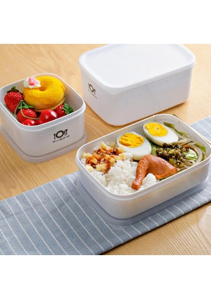 900ML Öğle Yemeği Kutusu 700/900/1000/1400ML Mikrodalga Fırın Sızdırmaz Bento Gıda Kabı (Yurt Dışından) fırsatları