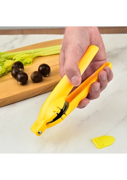 BB03-BLACK 2 In 1 Paslanmaz Çelik Kestane Açacağı Hızlı Ceviz Klip Kestane Soyucu Çeşitli Fındıklar Için Mutfak Aletleri Kestane Kesici (Yurt Dışından) modelleri