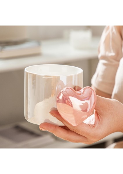 Mavi 01 301-400 ml Sevimli Seramik Fincan Kahve Kupa Su Bardağı Üç Boyutlu Kalp Şeklinde Kolu Çay Fincanı Öğleden Sonra Çay Kahve Fincanı Kupalar Pembe Çay Bardağı (Yurt Dışından)