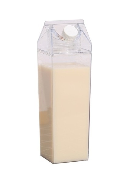 1000ML 500-1000ML 500ML/1000ML Süt Karton Su Şişesi, Meyve Suyu Için Bpa Içermeyen Plastik Taşınabilir Kutu (Yurt Dışından)