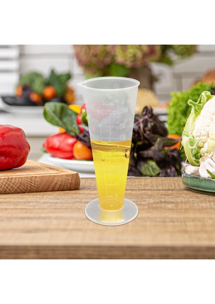 100ML 50ML/100ML Üçgen Plastik Ölçüm Kabı Mutfak Su Isıtıcısı Memesi Fincan Pişirme Aracı Aksesuarları Öğretim Ölçüm Kabı (Yurt Dışından)