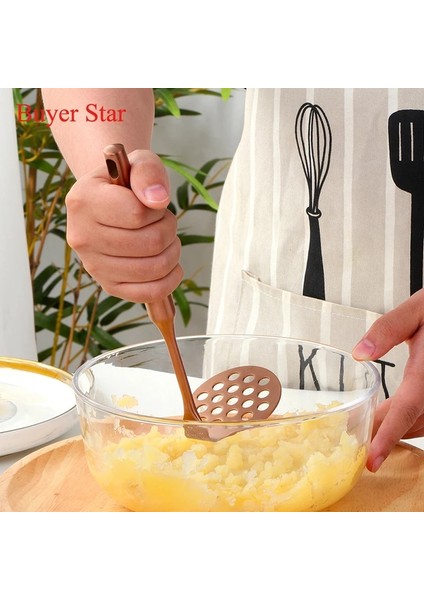 Gökkuşağı No. 0 L Yeni Dayanıklı Paslanmaz Çelik Ezici Preslenmiş Patates Ezici Kırıcı Mutfak Aletleri Metal Pirinç Itici Püre Makinesi Pişirme Araçları (Yurt Dışından) fırsatları