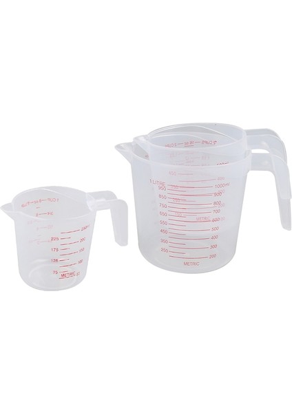 25ML 250/500/1000ML/100ML/25ML Plastik Ölçüm Kabı Sürahi Dekantör Şişe Ağzı Yüzey Mutfak Aracı Malzemeleri Kaliteli Fincan Mezun Mutfak (Yurt Dışından)