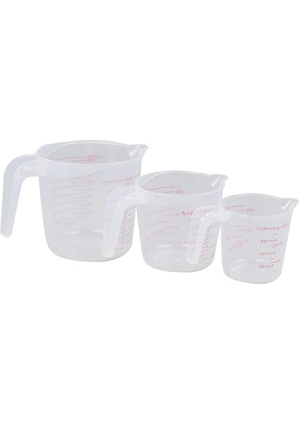 25ML 250/500/1000ML/100ML/25ML Plastik Ölçüm Kabı Sürahi Dekantör Şişe Ağzı Yüzey Mutfak Aracı Malzemeleri Kaliteli Fincan Mezun Mutfak (Yurt Dışından)