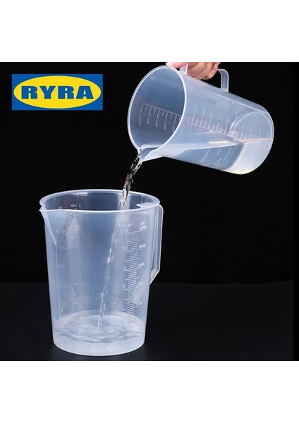 250ML Ölçüm Kabı Plastik Bardak 50-1000ML Şeffaf Plastik Mezun Ölçüm Kabı Pişirme Kabı Sıvı Ölçü Sürahi Bardak Konteyner (Yurt Dışından)