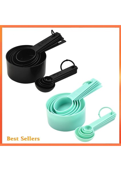 GREEN10PCS Ölçüm Kaşığı Ölçüm Fincan Pişirme Aracı Dıy Kek Kabartma Tozu Kaşık 10 Parça Ölçek Seti Plastik Ölçüm Kaşığı (Yurt Dışından) fırsatları