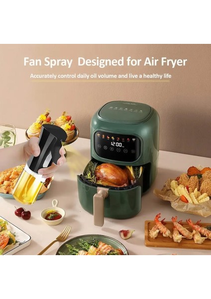 1 Adet Beyaz 200ML Mutfak Zeytinyağı Püskürtücü Şişe Yemek Pişirmek Için Barbekü Pişirme Sirke Yağı Dağıtıcı Mister Boş Şişe Konteyner Pişirme Gadget'ı (Yurt Dışından)