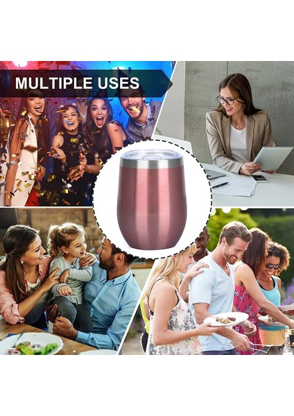 Doğal Renk Seti 12OZ Paslanmaz Çelik Bira Kupaları Kapaklı ve Saman Soğuk Içecek Içme Metal Bardaklar Kokteyl Kupa Bar Drinkware Kahve Kupa Bardak (Yurt Dışından) fırsatları