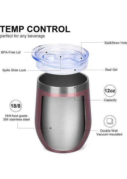 Doğal Renk Seti 12OZ Paslanmaz Çelik Bira Kupaları Kapaklı ve Saman Soğuk Içecek Içme Metal Bardaklar Kokteyl Kupa Bar Drinkware Kahve Kupa Bardak (Yurt Dışından) indirimleri