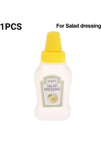 1 Adet Salata 1/2 Adet Mini Çeşni Sıkılabilir Şişe Karikatür Plastik Domates Bal Çeşni Kabı Yemek Kabı Mutfak Aksesuarları Sos Şişesi (Yurt Dışından)