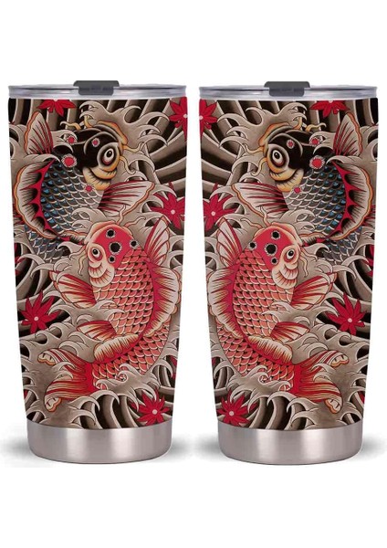 Erkekler Için Stil 3 Balık Tutma Hediyeleri, Kapaklı Balık Tumbler 20 Oz Paslanmaz Çelik, Balık Tutma Günü, Balık Tutma Severler Gençler Için Doğum Günü Hediyeleri (Yurt Dışından)