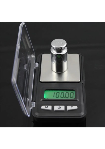 500G-0.1G 500G/0.01G Mini Cep Dijital Terazi Yüksek Hassasiyetli Doğru Elektronik Takı Altın Ağırlık Terazi Gram Gıda Mutfak Dengesi (Yurt Dışından)