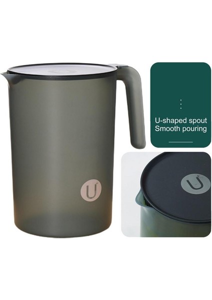 Siyah 2l Su Sürahi Sürahi Isıya Dayanıklı Içecek Dispenseri Ergonomik Saplı Soğuk Sıcak Su Deposu Ev Seyahat Okul Için (Yurt Dışından) modelleri