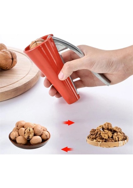 Gümüş Set - Bir Huni Fındıkkıran Roman Mutfak Aksesuarları Ceviz Açacağı Pense Açmak Için Ceviz Gadget Mutfak Fındık Klip Somun Maşa Sheller (Yurt Dışından)