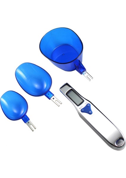 Mavi Dijital Mutfak Terazisi ile 3 Kaşık Ağırlık Ölçme Gıda Unu Elektronik Kaşık Ölçeği 500G/0.1G Mutfak Aracı Kahve Çay Için (Yurt Dışından) fiyatları