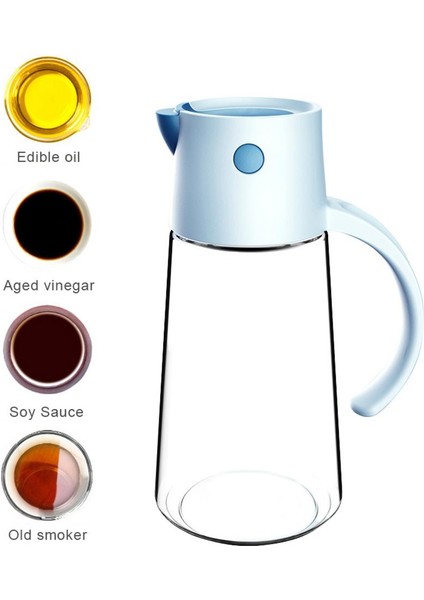 650 ml Otomatik Çevirme Zeytin Yaratıcı Yağ Şişesi Sirke Sos Pişirme Şarap Saklama Kabı Sızdırmaz Baharat Zeytinyağı Şişesi Mutfak (Yurt Dışından) fırsatları