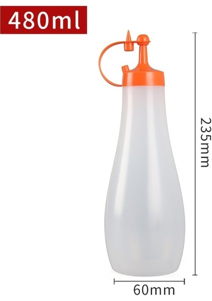ORANGE-480ML 250/360/480/720ML Çeşni Sıkma Şişesi Salata Sosu Ketçap Sos Şişesi Mutfak Sızdırmaz Yağ Kabı Gıda Dağıtıcı (Yurt Dışından) fiyatları