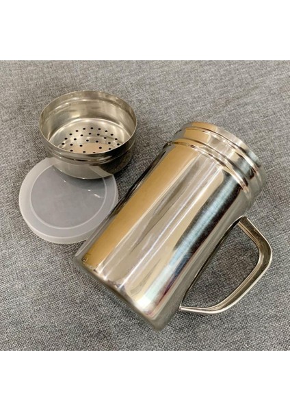 L Kullanışlı Parmesan Kavanoz Paslanmaz Çelik Pizza Çalkalayıcı Kapaklı Güçlü Sızdırmazlık Tuz Biber Çalkalayıcı Depolama (Yurt Dışından) modelleri