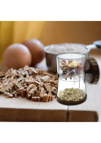 Kahve Yuvarlak Fındık Kıyıcı El Krank Taşınabilir Kurutulmuş Meyve Kırıcı Manuel El Kıyıcı Fındık Fıstık Baharat Sarımsak Zencefil Mutfak Aksesuarları (Yurt Dışından) fırsatları