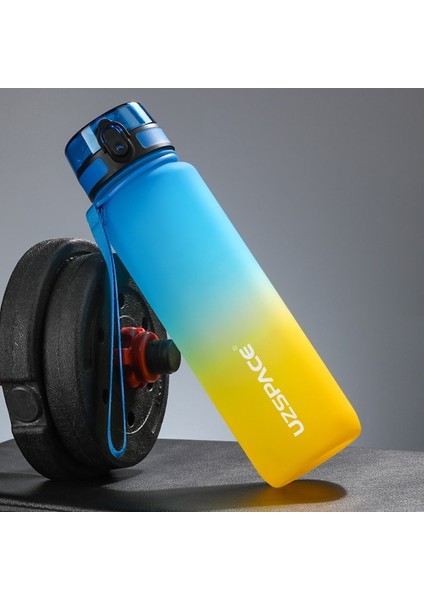 Mavi ve Sarı 650 ml Sıcak Satış Spor Su Şişesi 500/1000 ml Protein Shaker Açık Seyahat Taşınabilir Sızdırmaz Drinkware Plastik Içecek Şişesi Bpa Ücretsiz (Yurt Dışından)