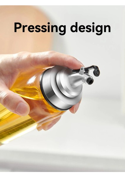 M Şeffaf Worthbuy Cam Depolama Yağ Şişesi Tankı Zeytinyağı Dağıtıcı Şişe Otomatik Açılır ve Kapanır Baharat Kabı Mutfak Için (Yurt Dışından) indirimleri
