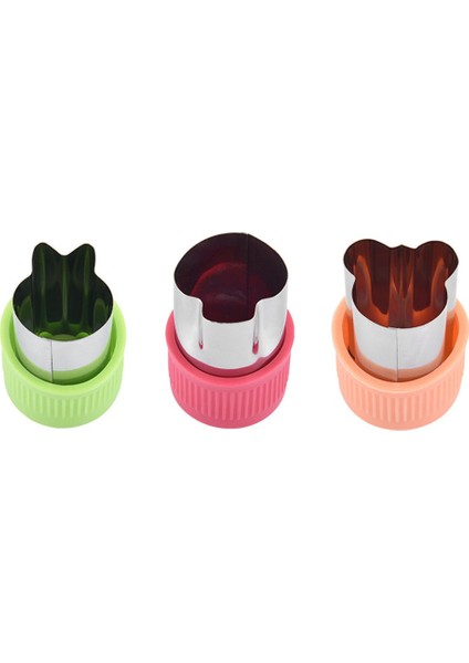 Beş Köşeli Yıldız Yıldız Kalp Tavşan Sebze Kesici Mutfak Aşçı 3 Adet Güzel Meyve Kesme Ölür (Yurt Dışından) fırsatları