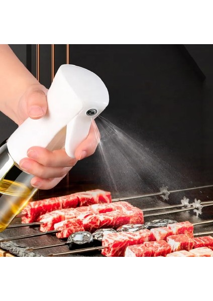 1 Adet Beyaz 200ML Yağ Sprey Şişesi Mutfak Pişirme Zeytinyağı Püskürtücü Airfryer Pişirme Barbekü Kapları Boş Şişe Yağ Dağıtıcı Difüzör (Yurt Dışından) modelleri