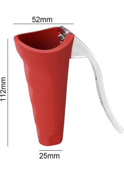 Kırmızı B Fındık Ceviz Pense Kestane Araçlar Fındık Kraker Klip Sheller Açacağı Kesici Kelepçe Pense Taşınabilir Huni Şekli Fındıkkıran (Yurt Dışından)