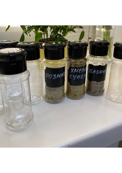 8 Adet 100ML Baharat Çalkalayıcı Şişeleri Plastik Baharat Çeşni Kavanozları Mutfak Tuz ve Biber Çalkalayıcı Baharat Kutuları Mutfak Gadget Aracı (Yurt Dışından)