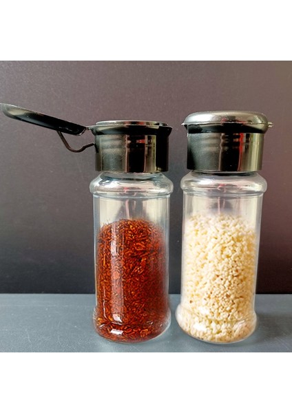 8 Adet 100ML Baharat Çalkalayıcı Şişeleri Plastik Baharat Çeşni Kavanozları Mutfak Tuz ve Biber Çalkalayıcı Baharat Kutuları Mutfak Gadget Aracı (Yurt Dışından)