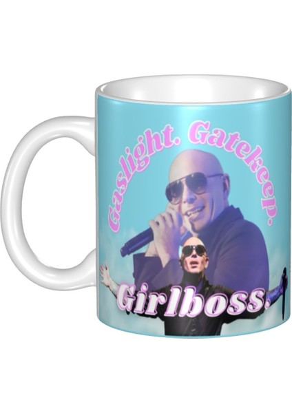 11 330 ml Bay Dünya Çapında Yaşamak Diyor Gülmek Aşk Pembe Kupa Özelleştirilmiş Pitbull Seramik Kahve Kupa Bardak Yaratıcı Hediye (Yurt Dışından)