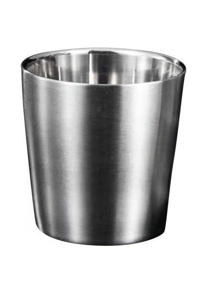 175ML 175ML/300ML Kahve Fincanı Çift Katmanlı Kaymaz Isı Yalıtımı Paslanmaz Çelik Metal Bira Bardağı Içecek Için (Yurt Dışından)
