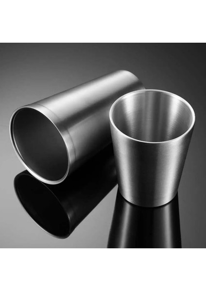 175ML 175ML/300ML Kahve Fincanı Çift Katmanlı Kaymaz Isı Yalıtımı Paslanmaz Çelik Metal Bira Bardağı Içecek Için (Yurt Dışından) indirimleri